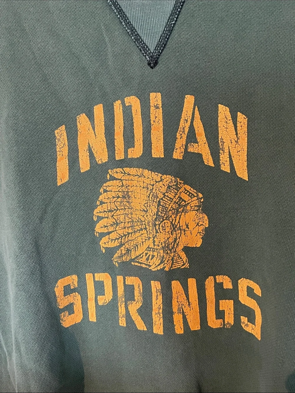 Vintage 90s Polo Ralph Lauren Indian Springs Crewneck sweatshirt.